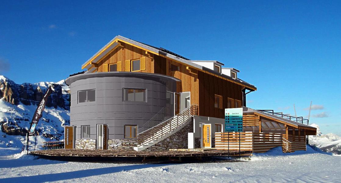 Hotel Rifugio Sass Bece Canazei Exteriér fotografie